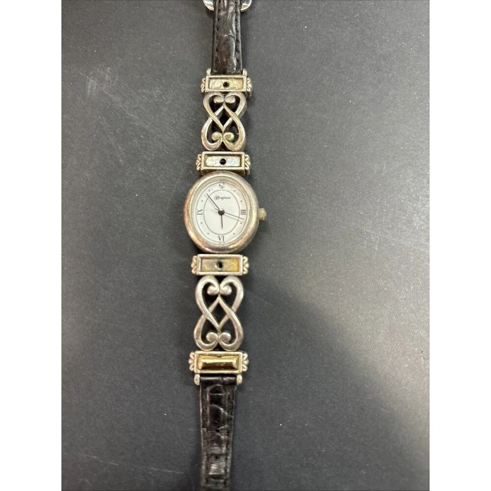 Vintage Brighton Champagne Watch Leather Band
